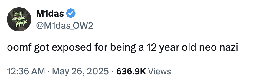 A "tweet":https://knowyourmeme.com/memes/sites/twitter-x about Twitter user Crafter (==@Craftiest_==) who was exposed in May 2025.