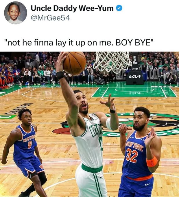 Uncle Daddy Wee-Yum @MrGee54 "not he finna lay it up on me. BOY BYE" NEW YE 8 Google ки EW YORK 32