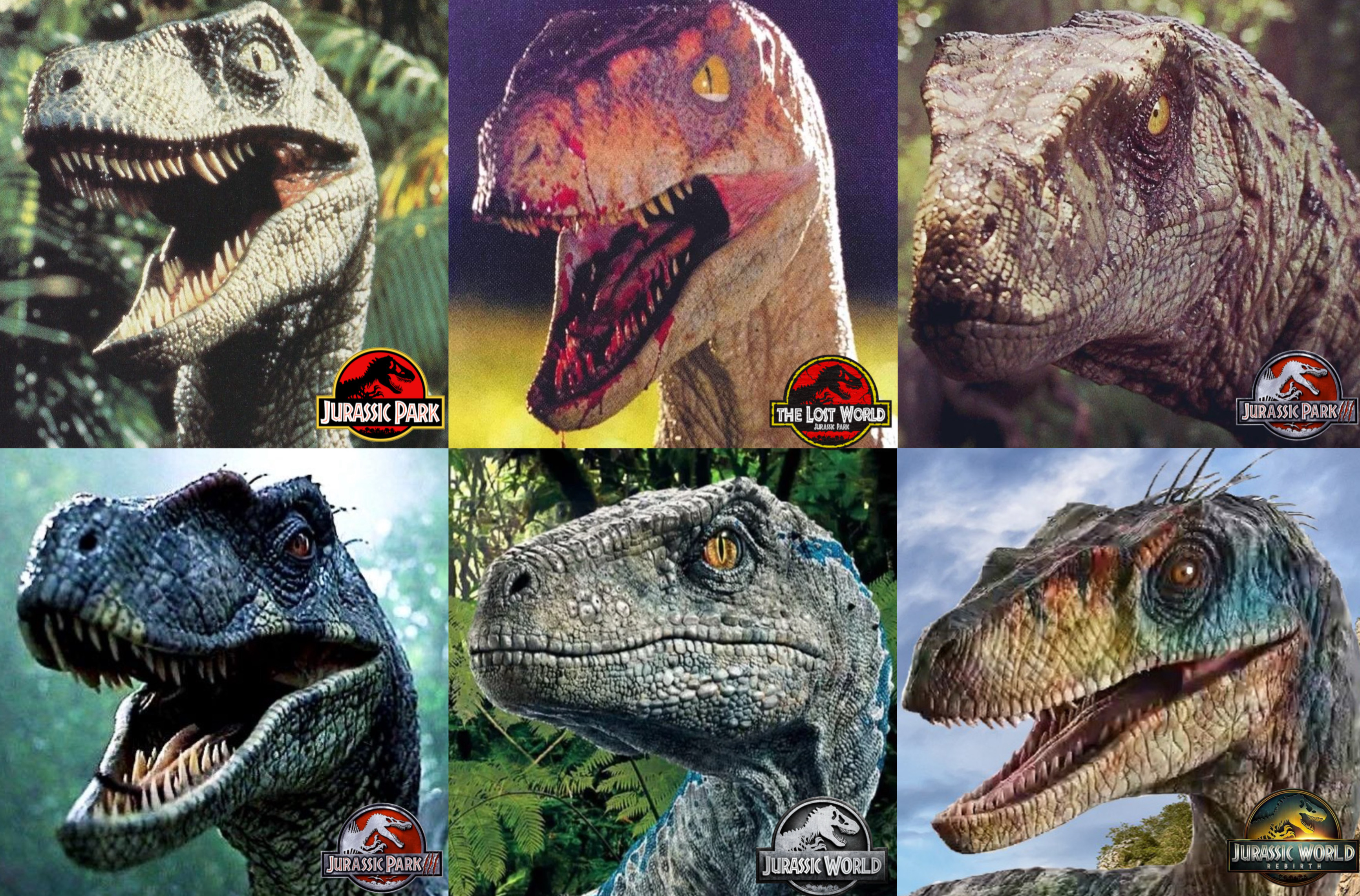 JURASSIC PARK THE LOST WORLD JURASSIC PARK JURASSK PARK JURASSIC PARK JURASSIC WORLD JURASSIC WORLD REBIRTH