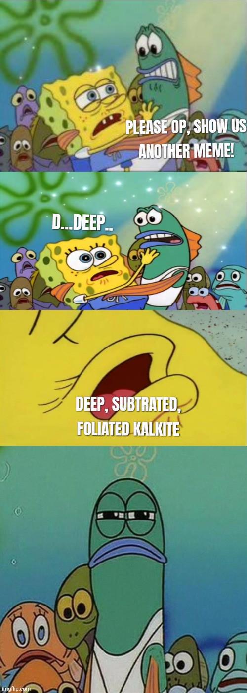 imgflip.co D...DEEP.. PLEASE OP, SHOW US ANOTHER MEME! DEEP, SUBTRATED, FOLIATED KALKITE