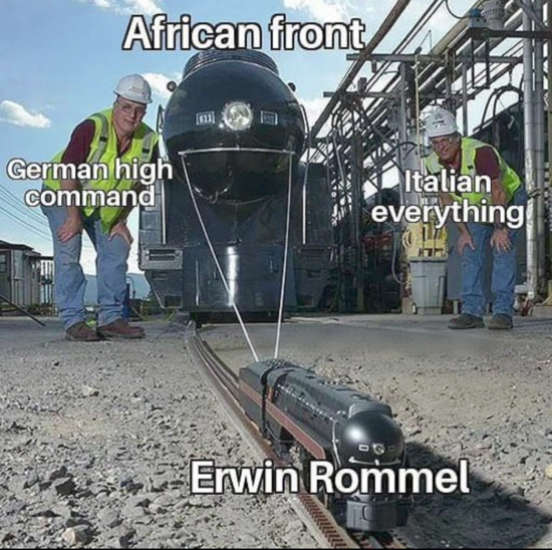 African front German high command Italian everything Erwin Rommel