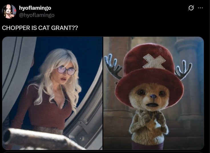 hyoflamingo @hyoflamingo CHOPPER IS CAT GRANT?? am 0 W