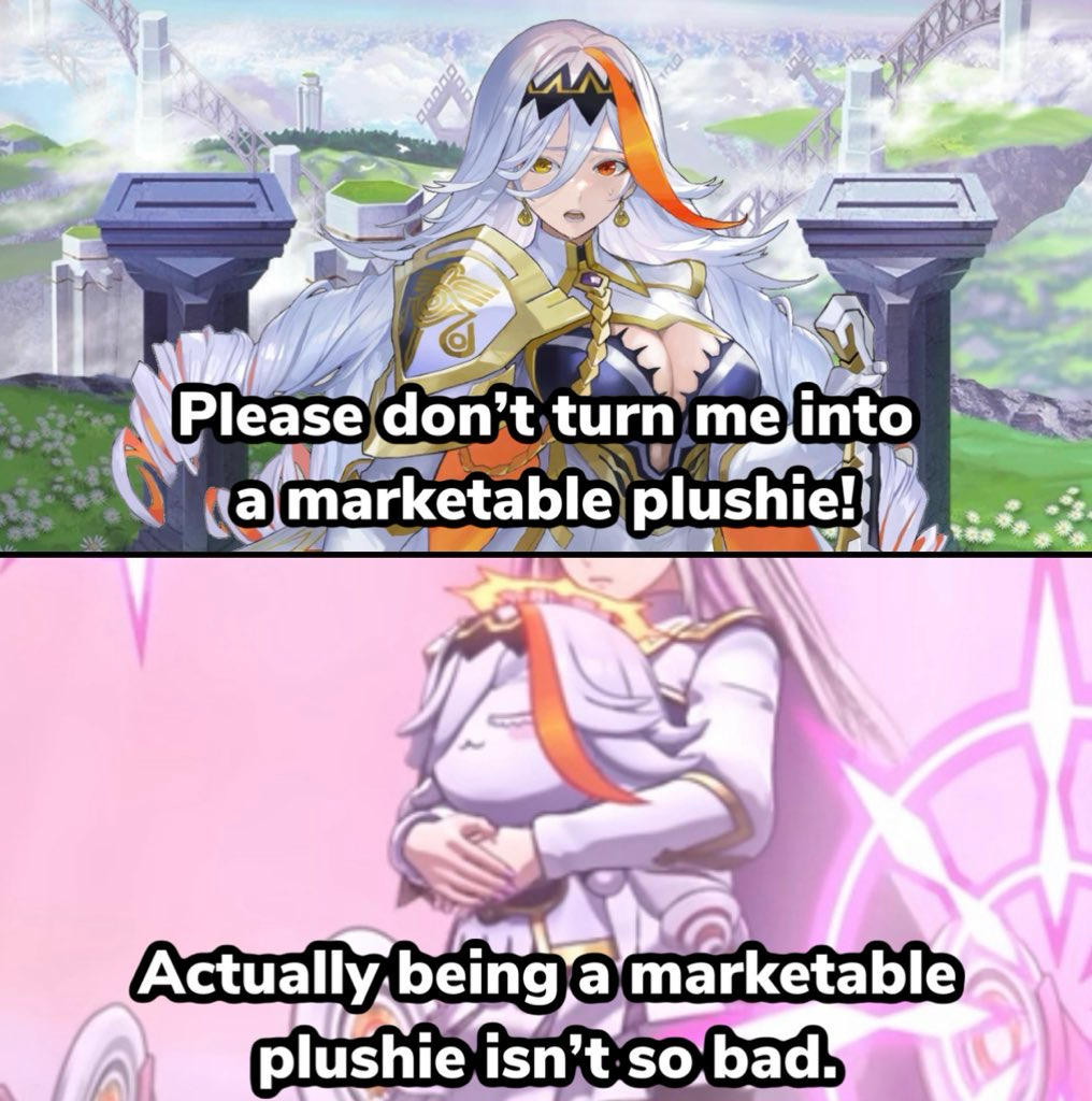 GOODD Please don't turn me into a marketable plushie! Actually being a marketable plushie isn't so bad,