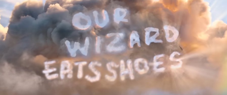 OUR WIZARD EATS SHOES