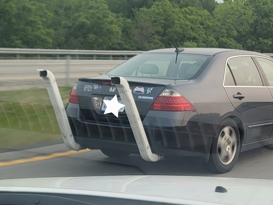 Those exhausts, though