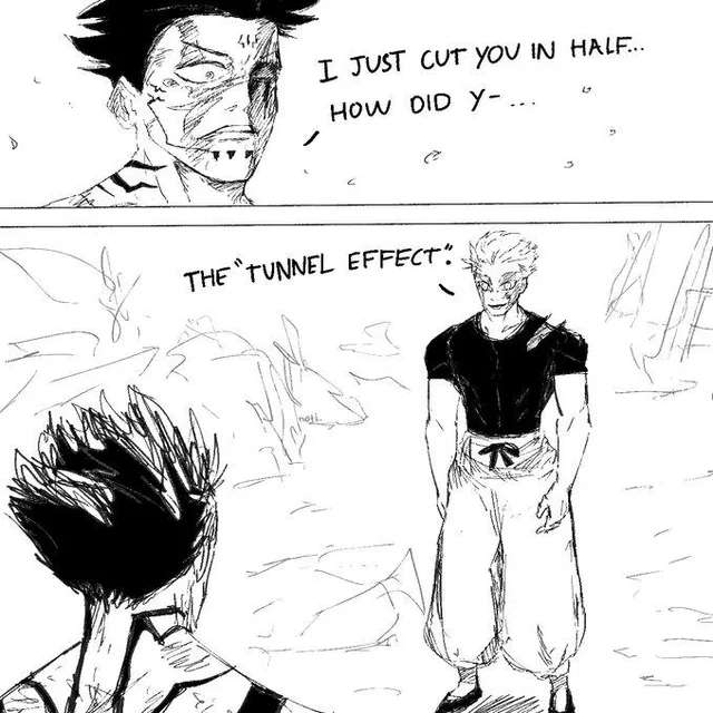 I JUST CUT YOU IN HALF... HOW DID Y-... 5 THE TUNNEL EFFECT"