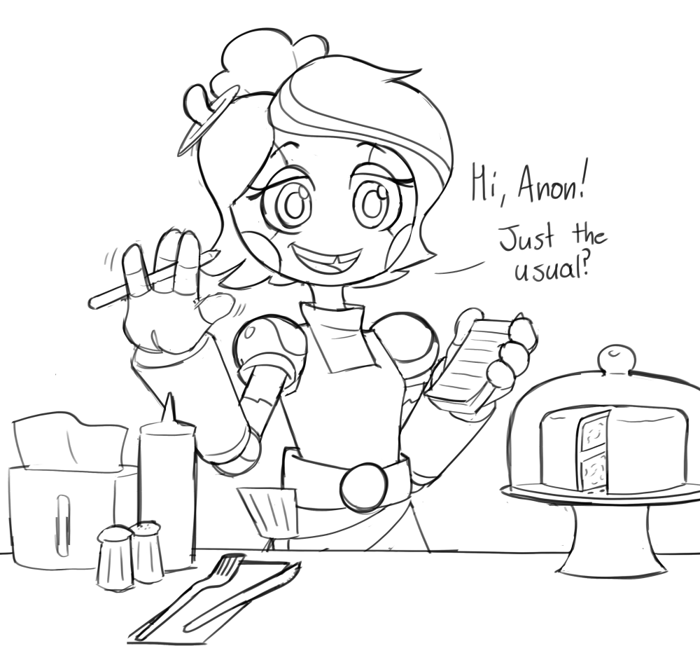 Hi, Anon! Just the usual?