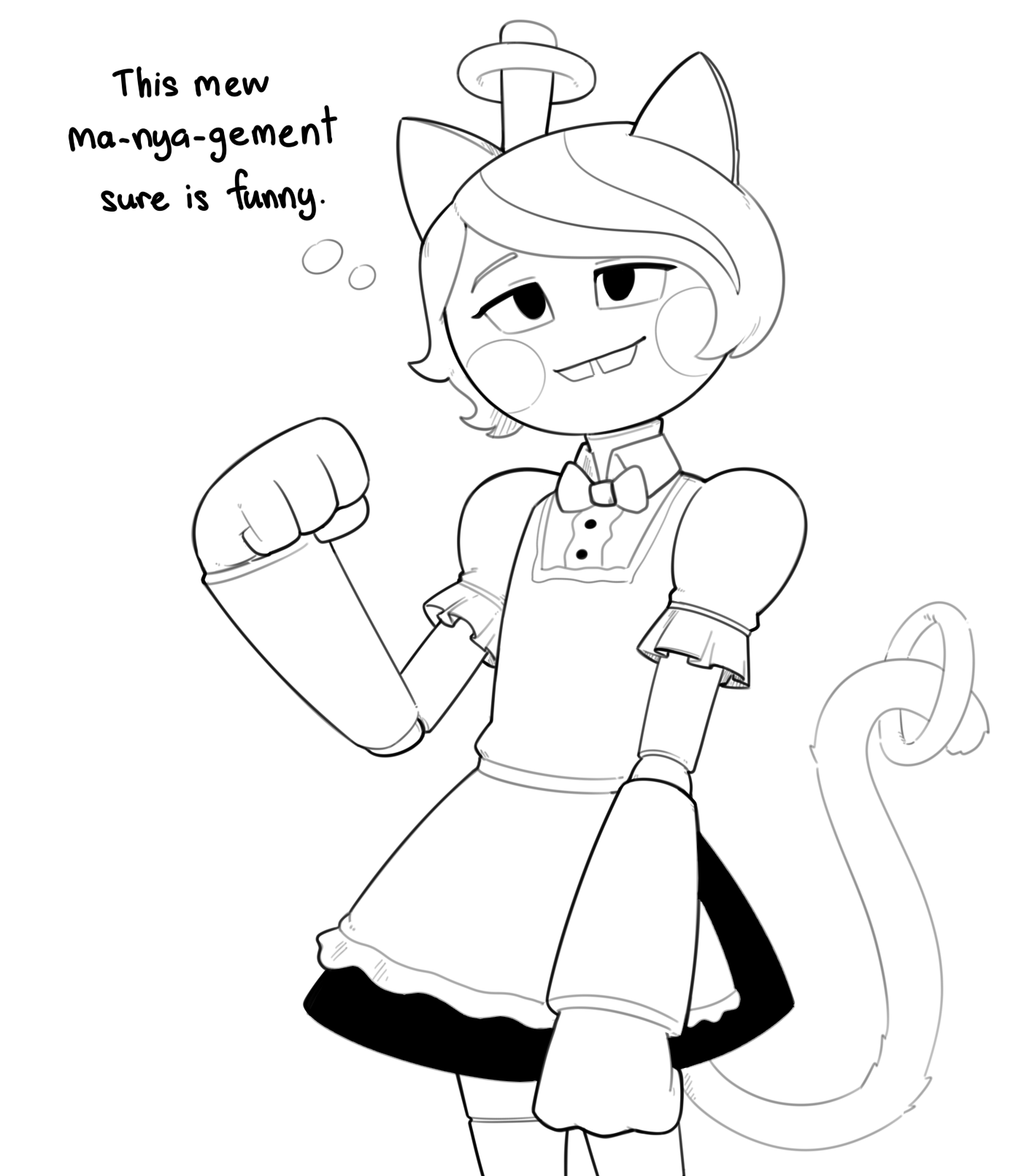 This mew ma-nya-gement Sure is funny. О =