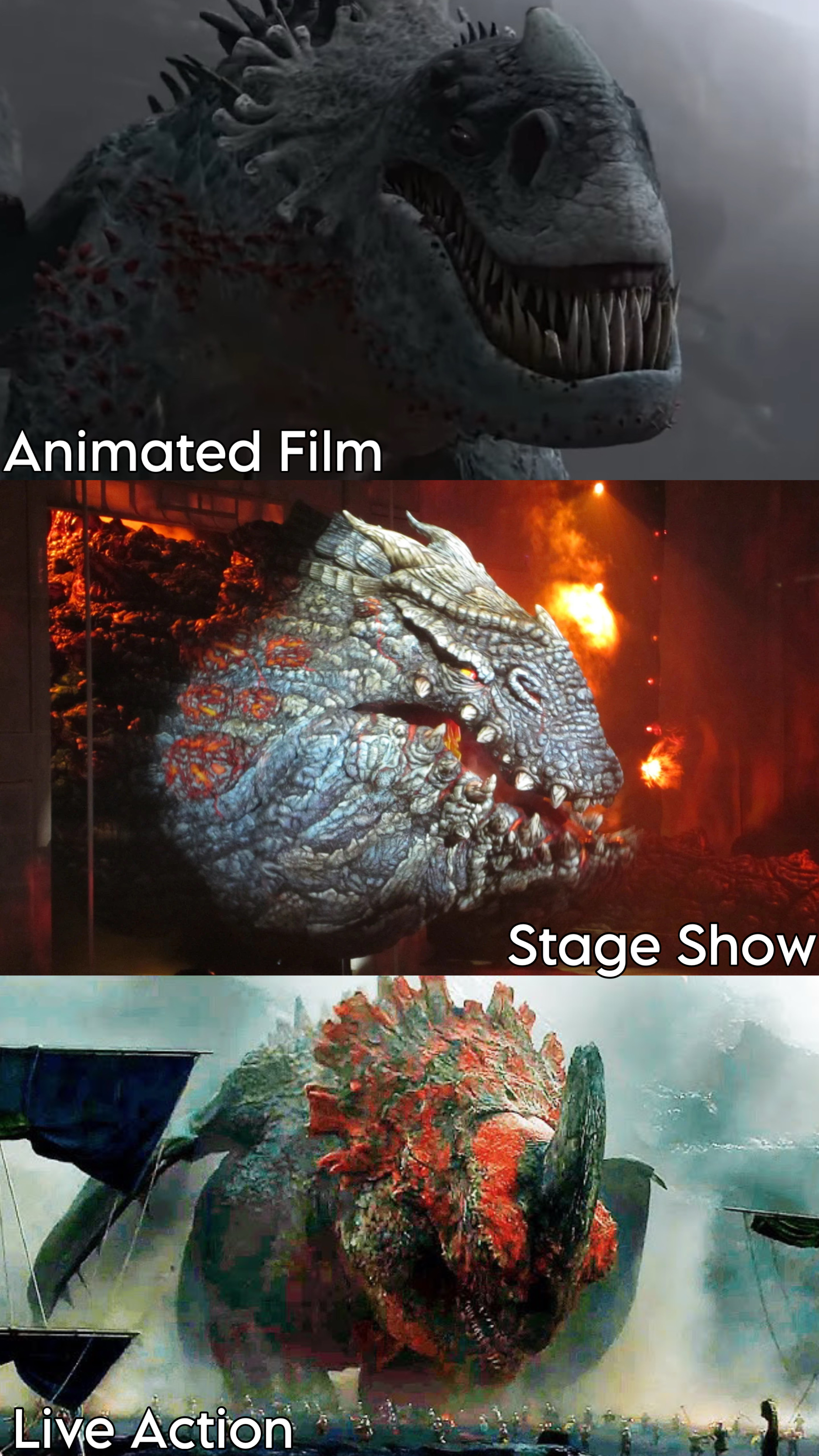 Animated Film Live Action Stage Show