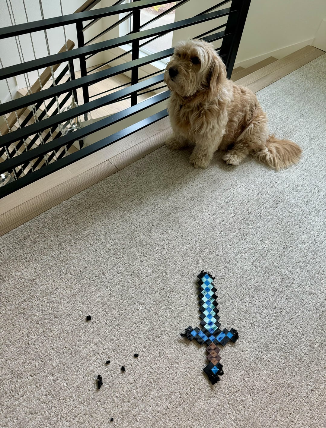 The suspect was armed