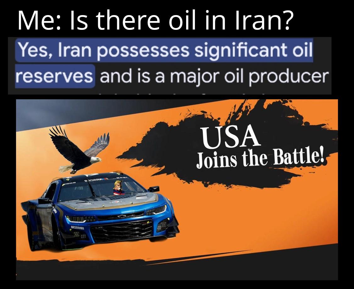 Me: Is there oil in Iran? Yes, Iran possesses significant oil reserves and is a major oil producer 731 ADRAM USA Joins the Battle! AROBA