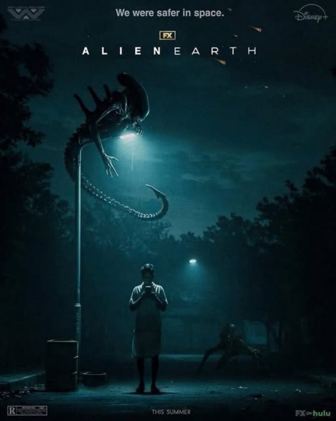 We were safer in space. FX ALIEN EARTH Disney+ THIS SUMMER FX - hulu