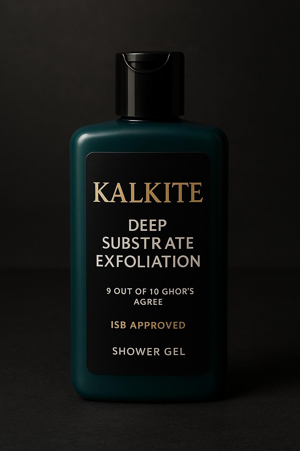 KALKITE DEEP SUBSTRATE EXFOLIATION 9 OUT OF 10 GHOR'S AGREE ISB APPROVED SHOWER GEL