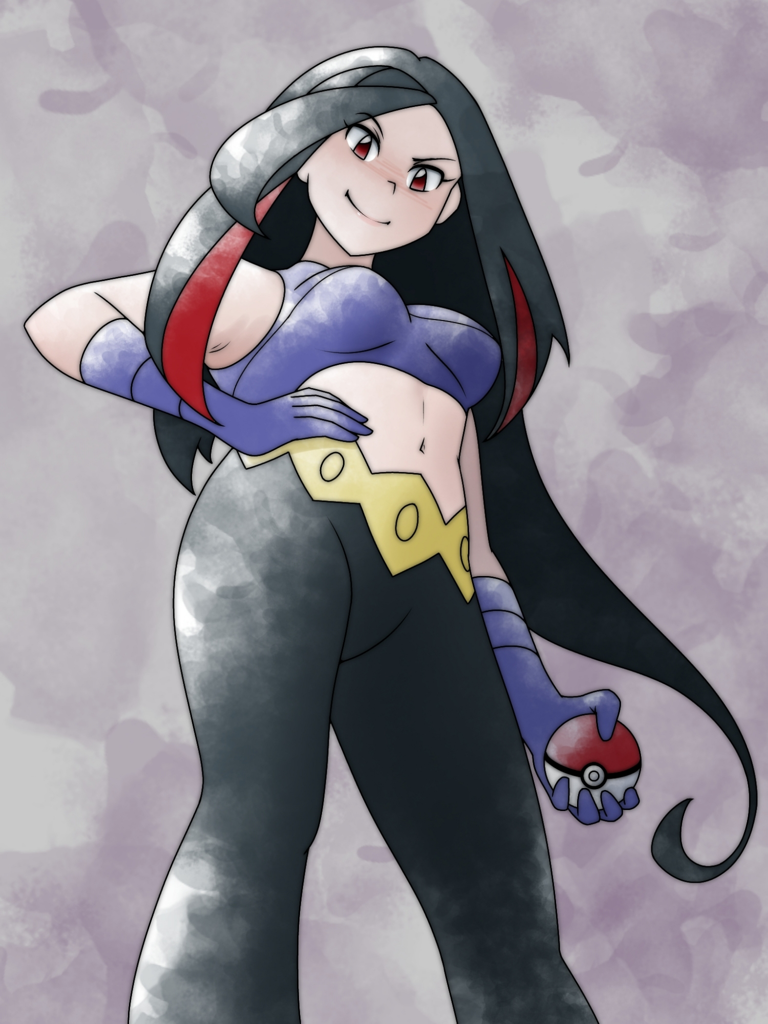 Lucy in the 1996 era pokemon style - by greatmothsucks