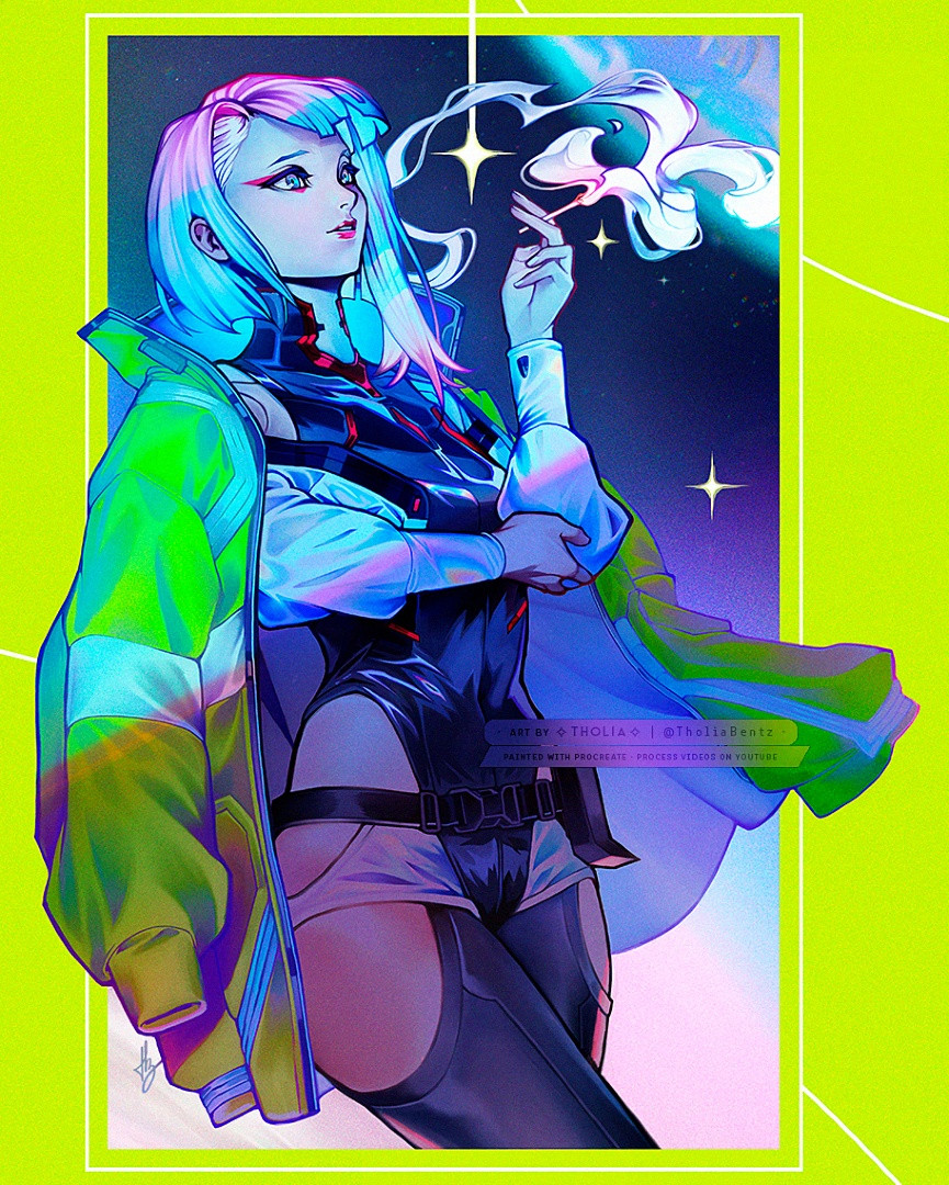 ART BY THOLIA | @Tholia Bentz PAINTED WITH PROCREATE PROCESS VIDEOS ON YOUTUBE