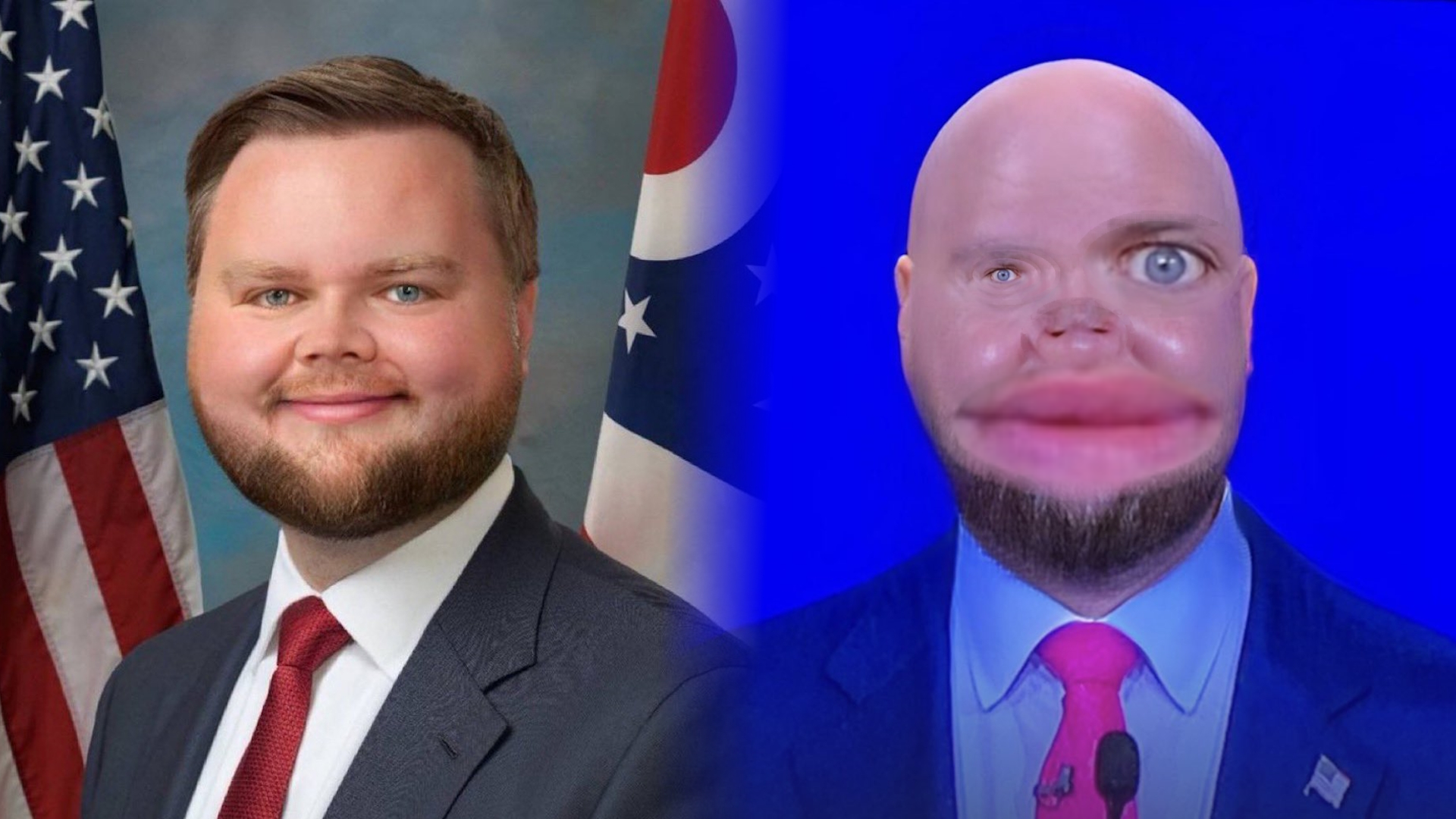 jd vance smushed baby face