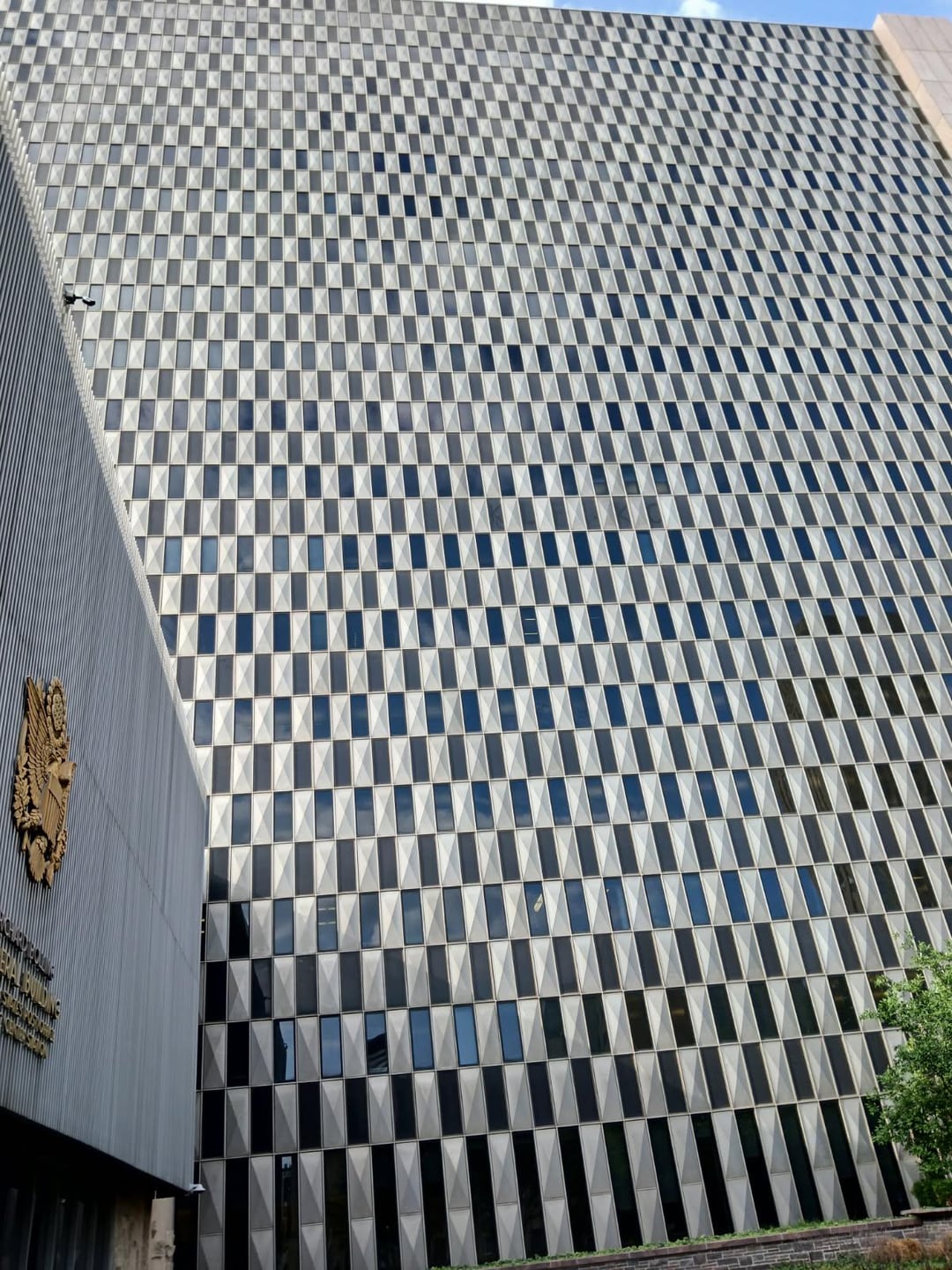 This building is not sloped