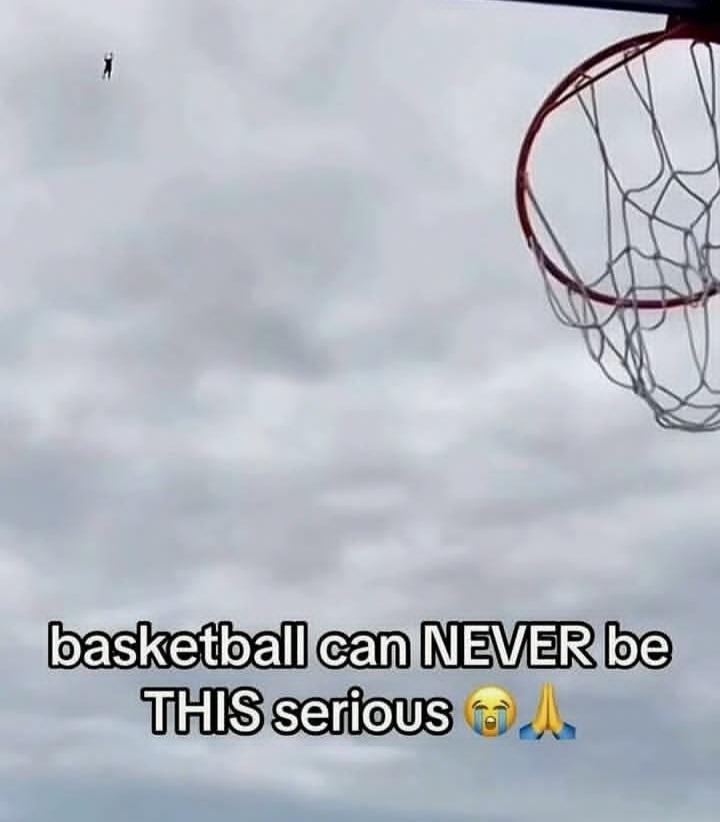 basketball can NEVER be THIS serious A