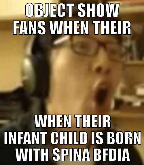 OBJECT SHOW FANS WHEN THEIR WHEN THEIR INFANT CHILD IS BORN WITH SPINA BFDIA