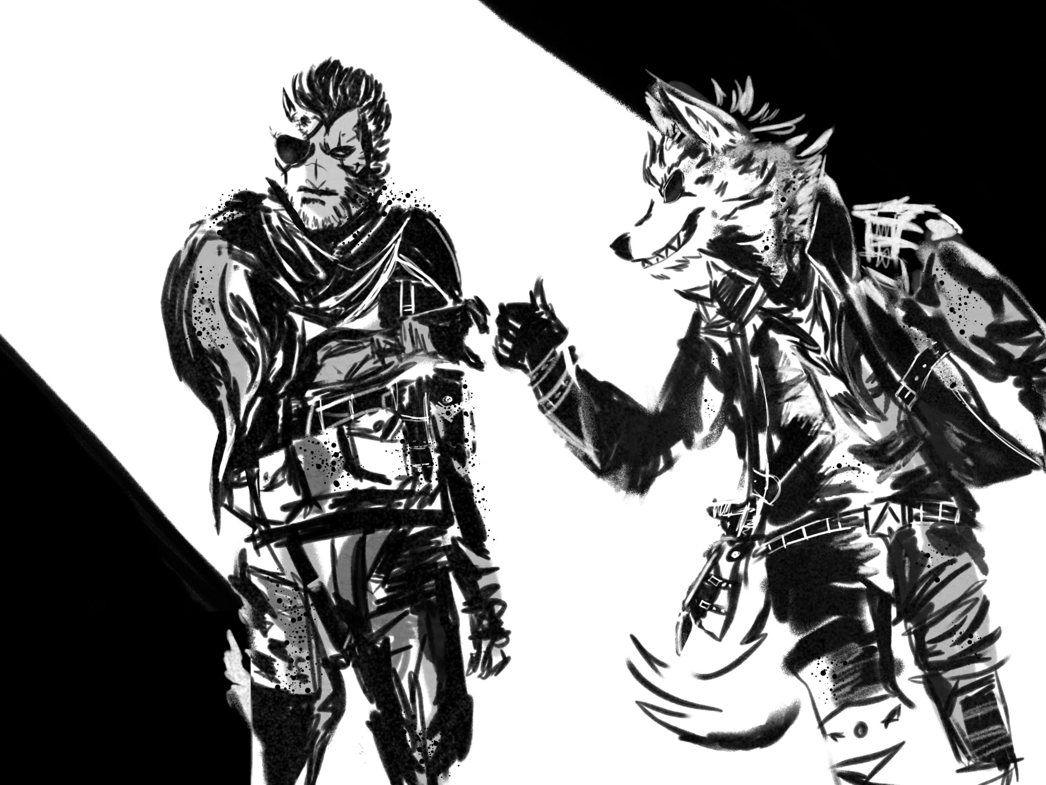 Wolf meets his fleshsona