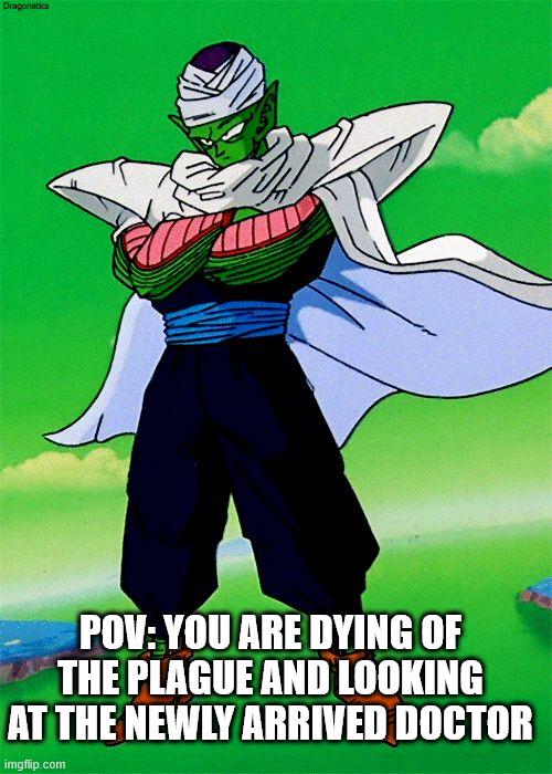 Dragonatics POV: YOU ARE DYING OF THE PLAGUE AND LOOKING AT THE NEWLY ARRIVED DOCTOR imgflip.com