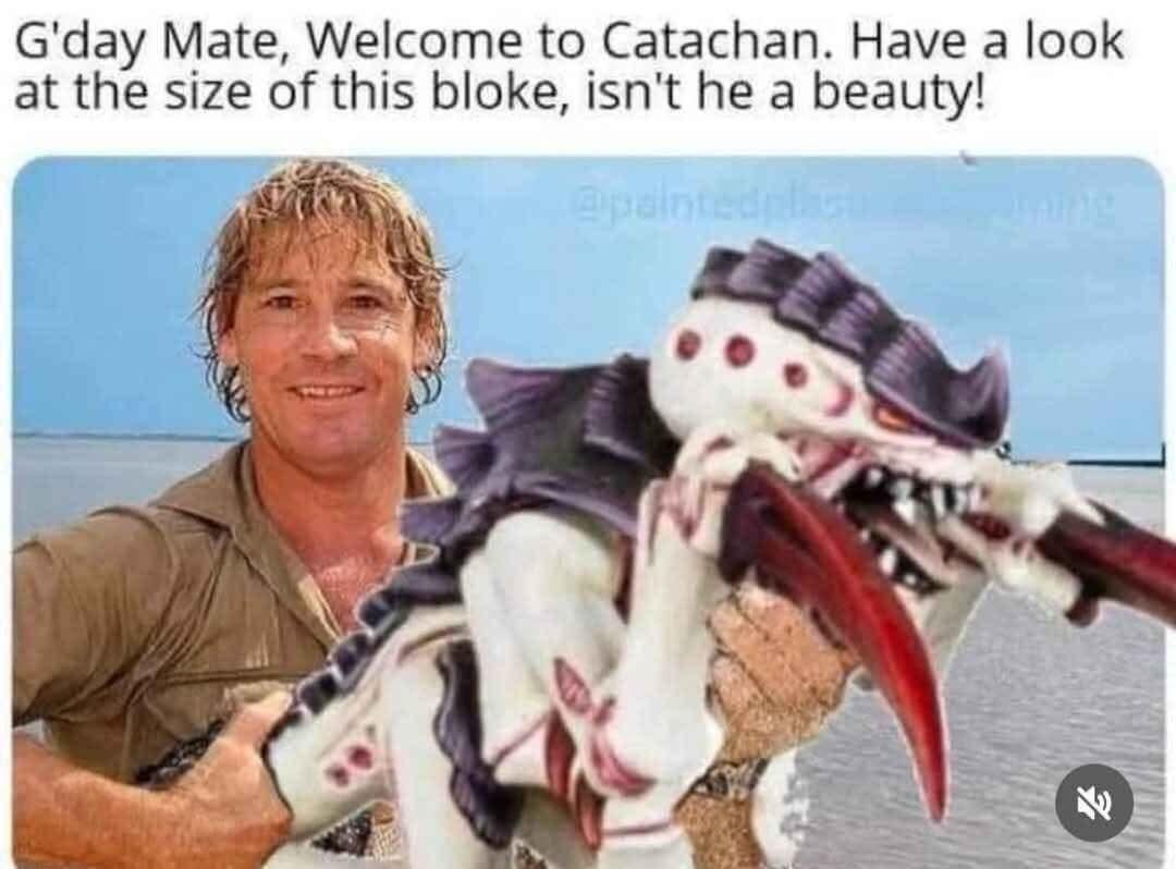 G'day Mate, Welcome to Catachan. Have a look at the size of this bloke, isn't he a beauty! @paintedplas