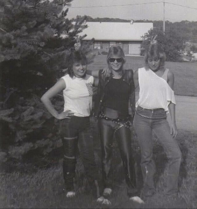 On the way to a concert, 1984