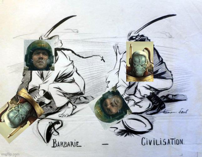 BARBARIE imgflip.com horma-aul CIVILISATION