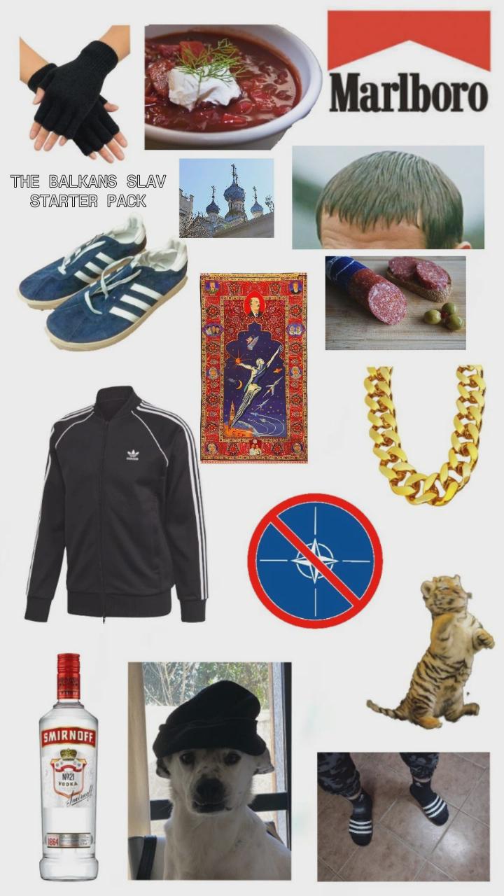 THE BALKANS SLAV STARTER PACK SMIRNOFF NO21 Marlboro