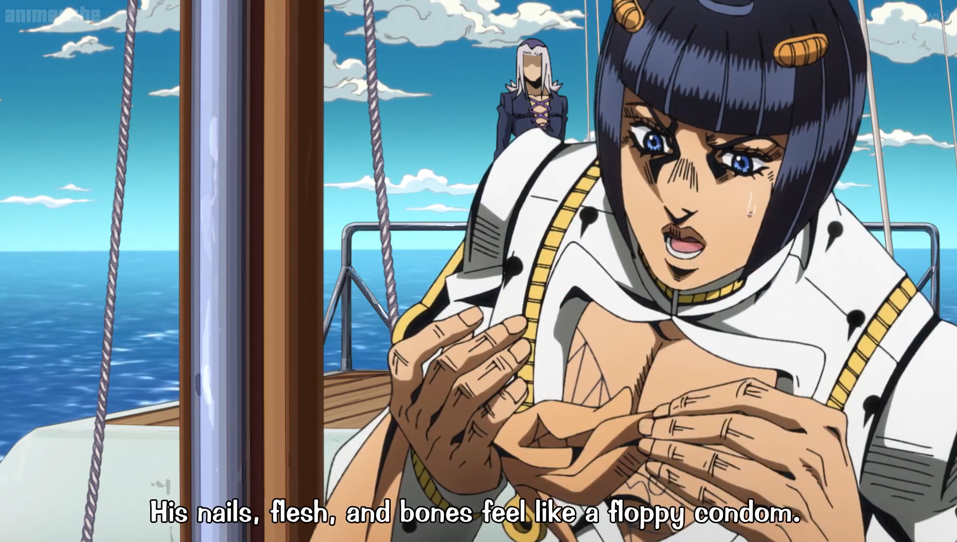 anime he ㅖ His nails, flesh, and bones feel like a floppy condom.