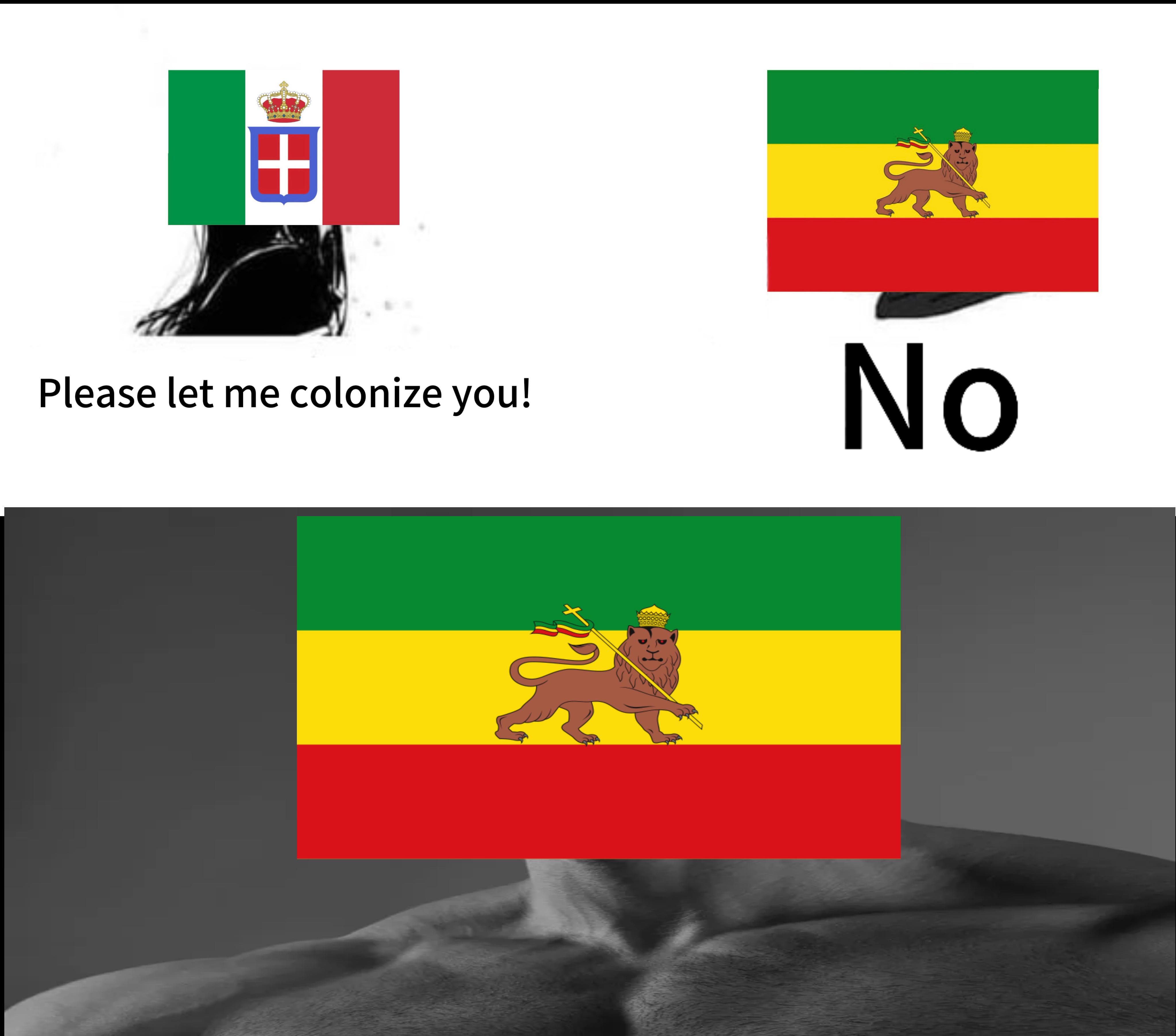 + Please let me colonize you! ट्र No