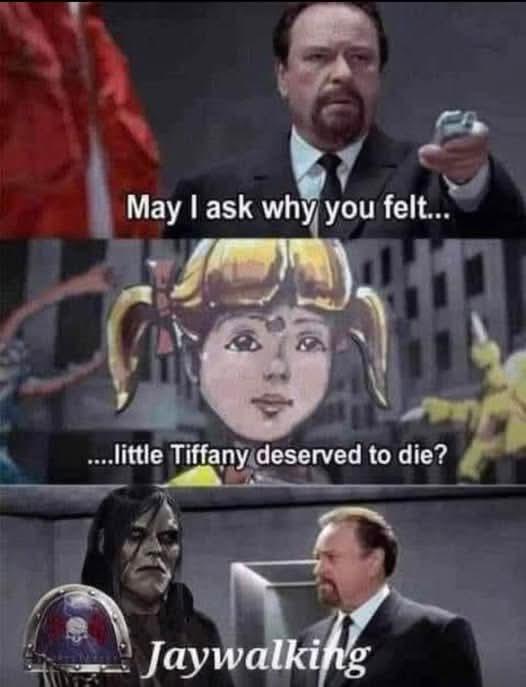 May I ask why you felt... ....little Tiffany deserved to die? Jaywalking