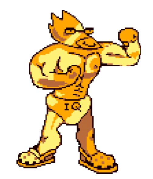 An image of Berdly statue made of caramel. The tweet reads, "i loved it when berdly made a statue of himself out of caramel."