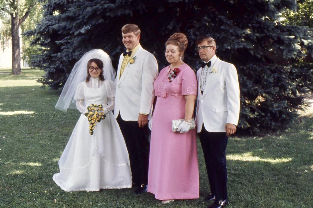 A wedding in 1973