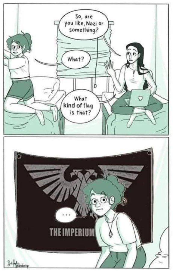 So, are you like, Nazi or something? What? What kind of flag is that? THE IMPERIUM