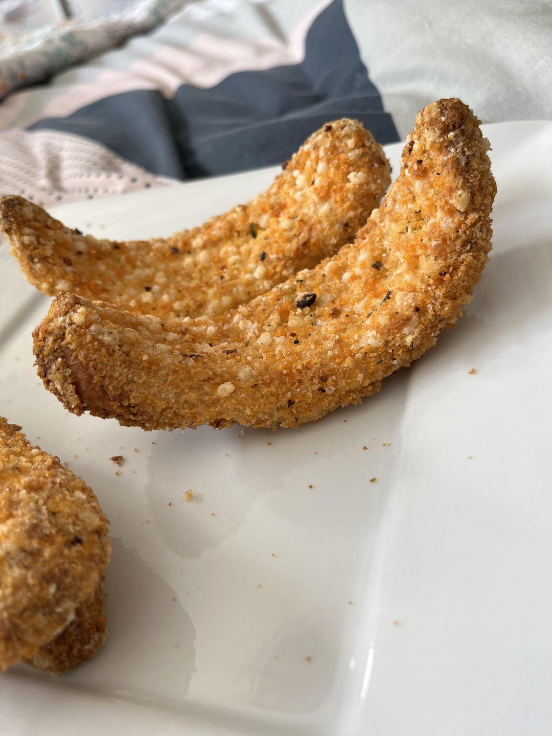 These chicken strips curled up