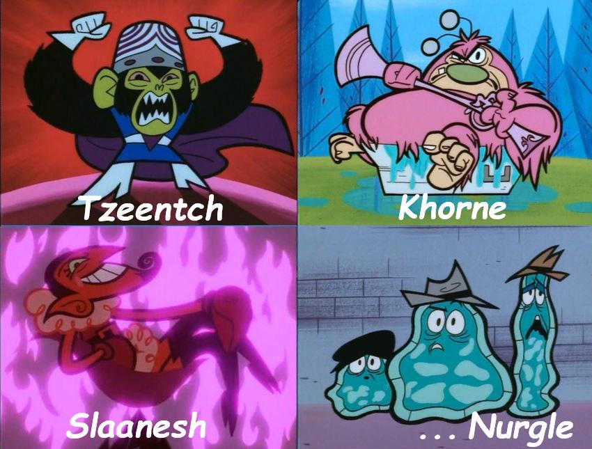 Tzeentch 9 W Khorne Slaanesh Nurgle