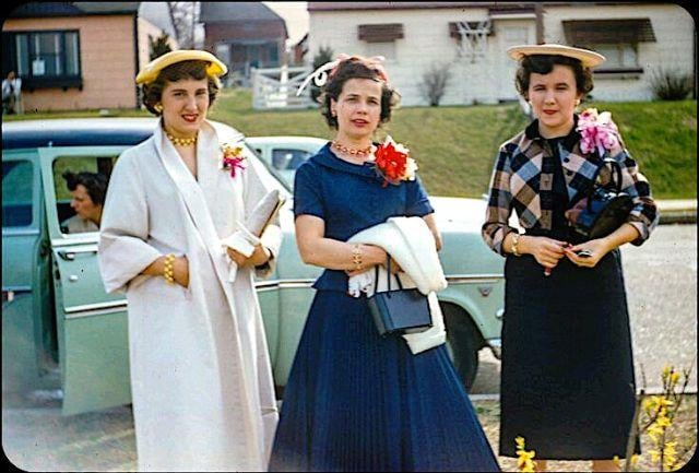All dressed up, 1950s