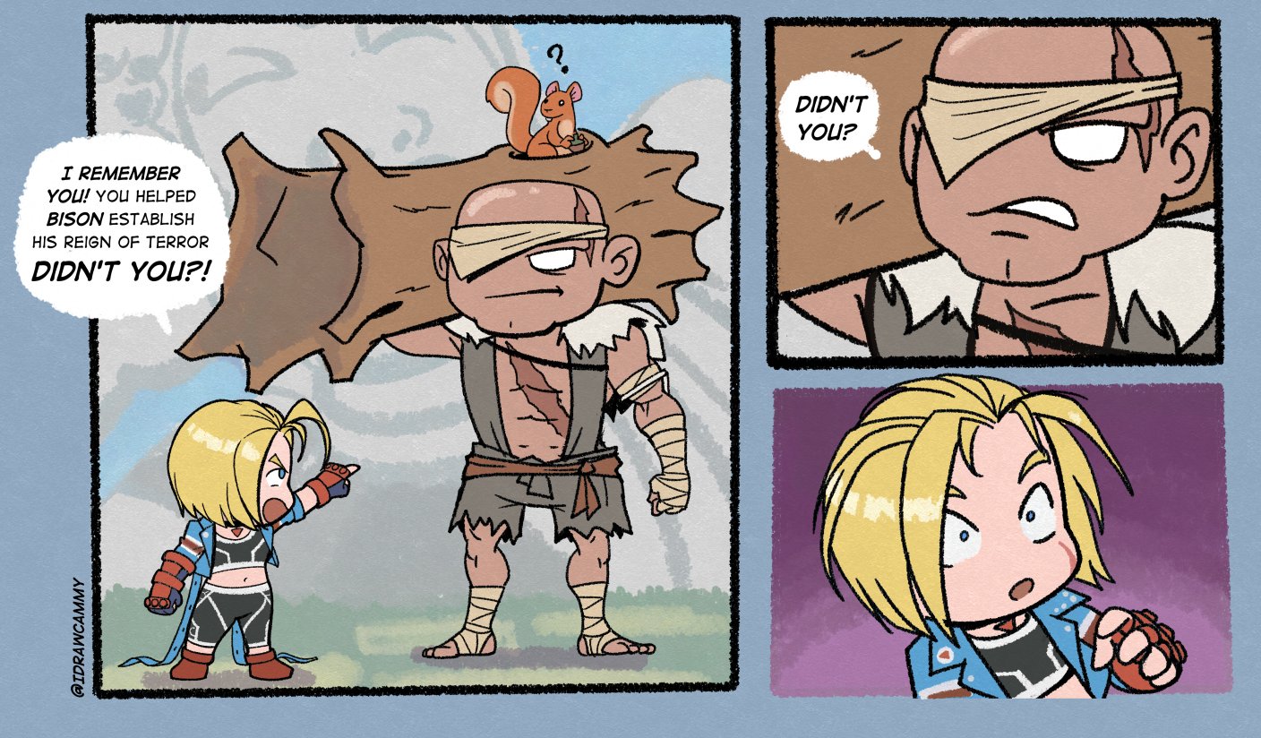 @IDRAWCAMMY I REMEMBER YOU! YOU HELPED BISON ESTABLISH HIS REIGN OF TERROR DIDN'T YOU?! DIDN'T YOU?