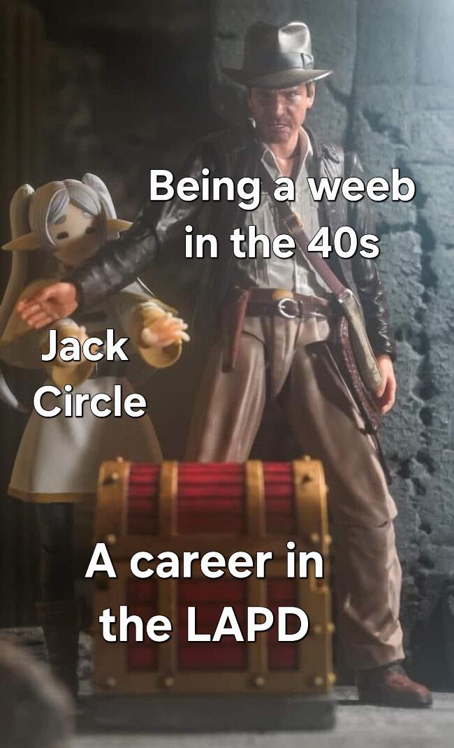 Jack Being a weeb in the 40s Circle A career in the LAPD