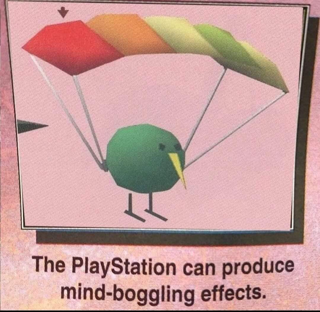 The PlayStation can produce mind-boggling effects.