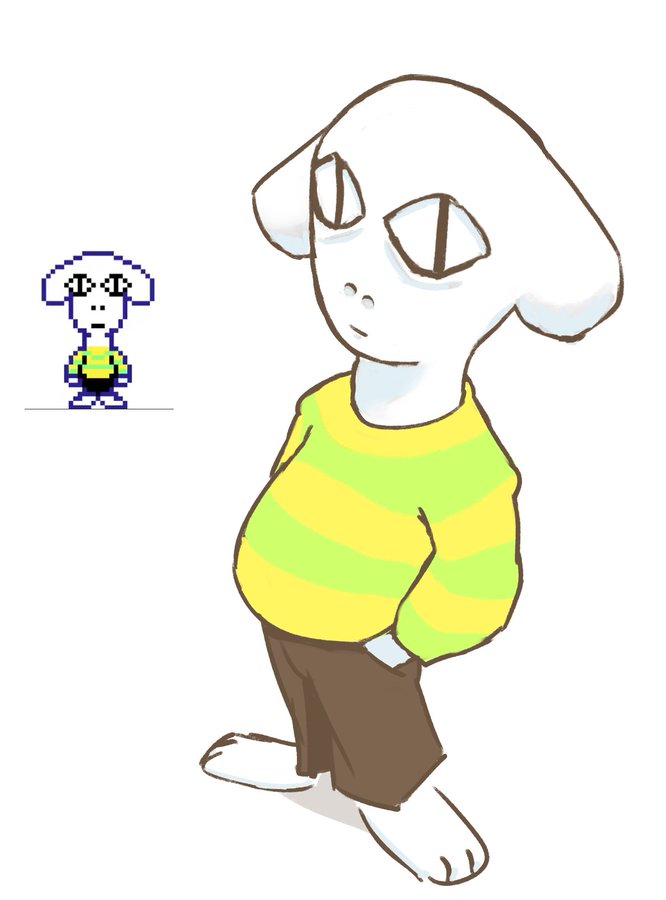 Artwork of Togore Dreemurr by @04D9C4.