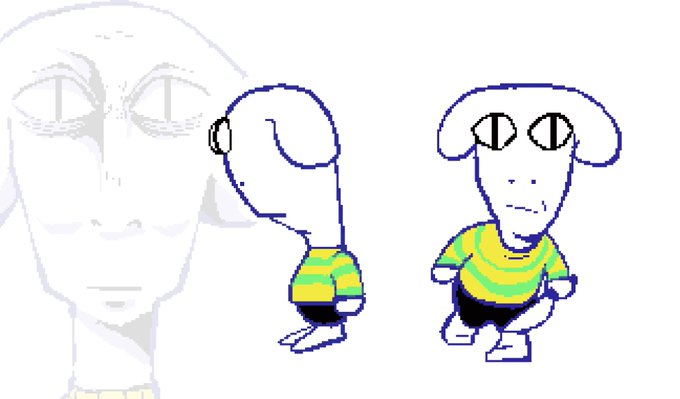 Art of Togore by Triki_tr0y. The art is captioned, "Togore the Dreemurr Middle Brother" on Twitter.
