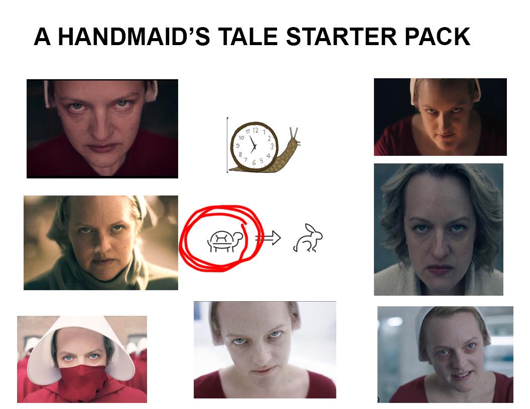 A HANDMAID'S TALE STARTER PACK 10 11 12 1 9 3 8 7 4 . 6 5