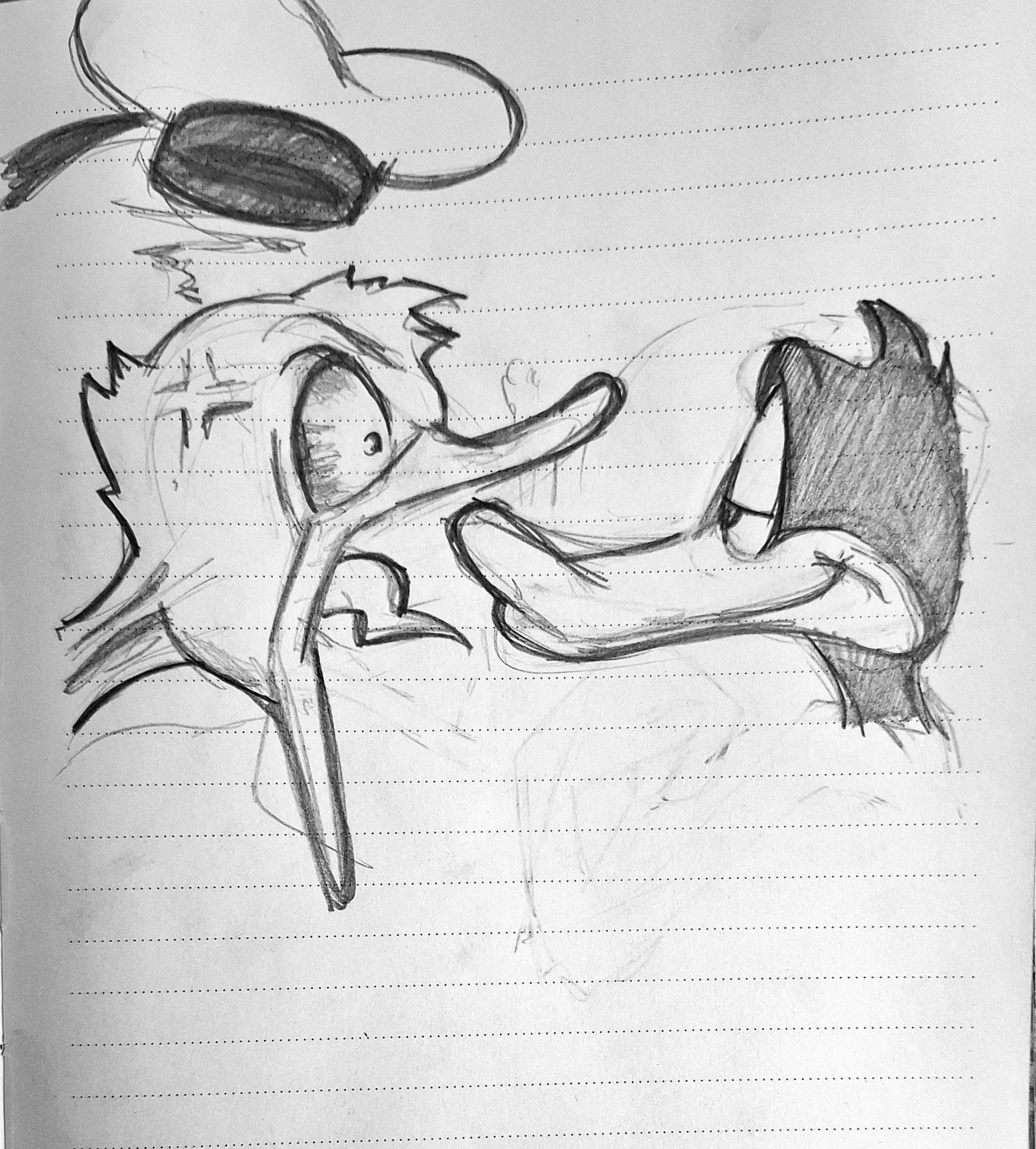 "Ragebait" Donald vs Daffy Art!