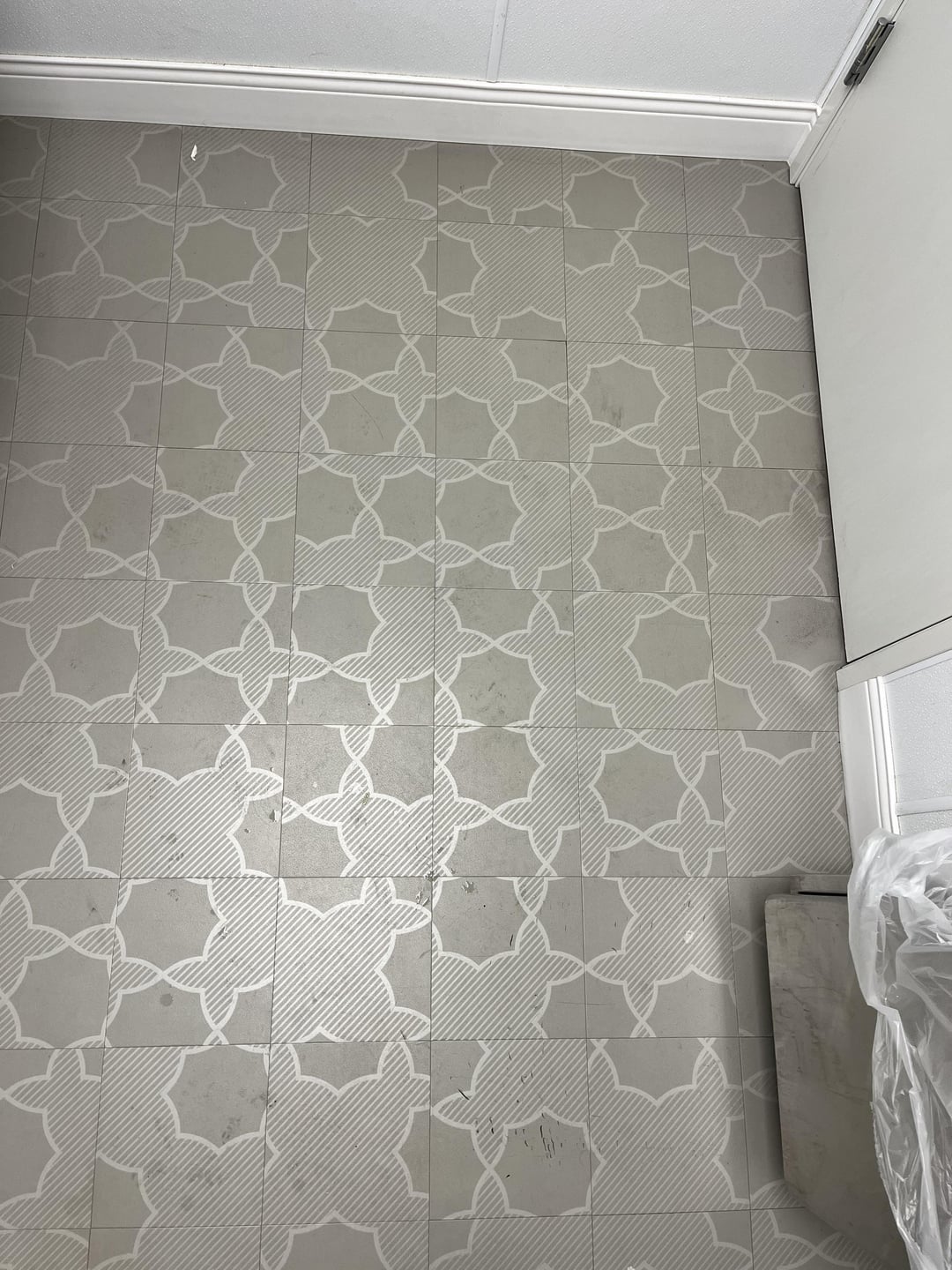 Not a single tile lines up