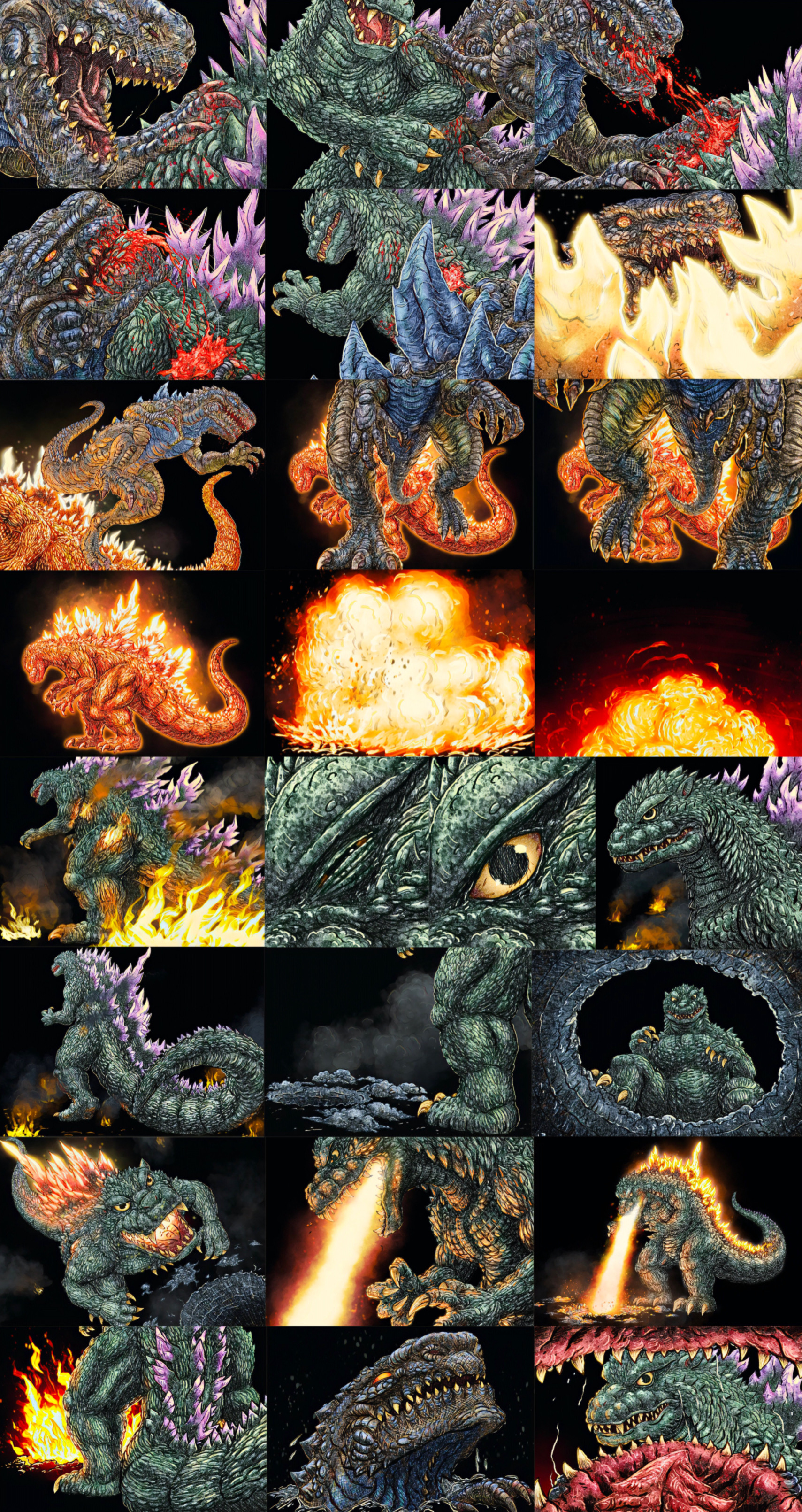 Godzilla 2K vs Godzilla 98 by KaijuZilla p3