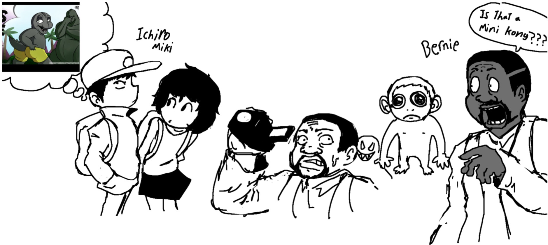 Ichiro Miki 100 Bernie a Is That Mini kong???