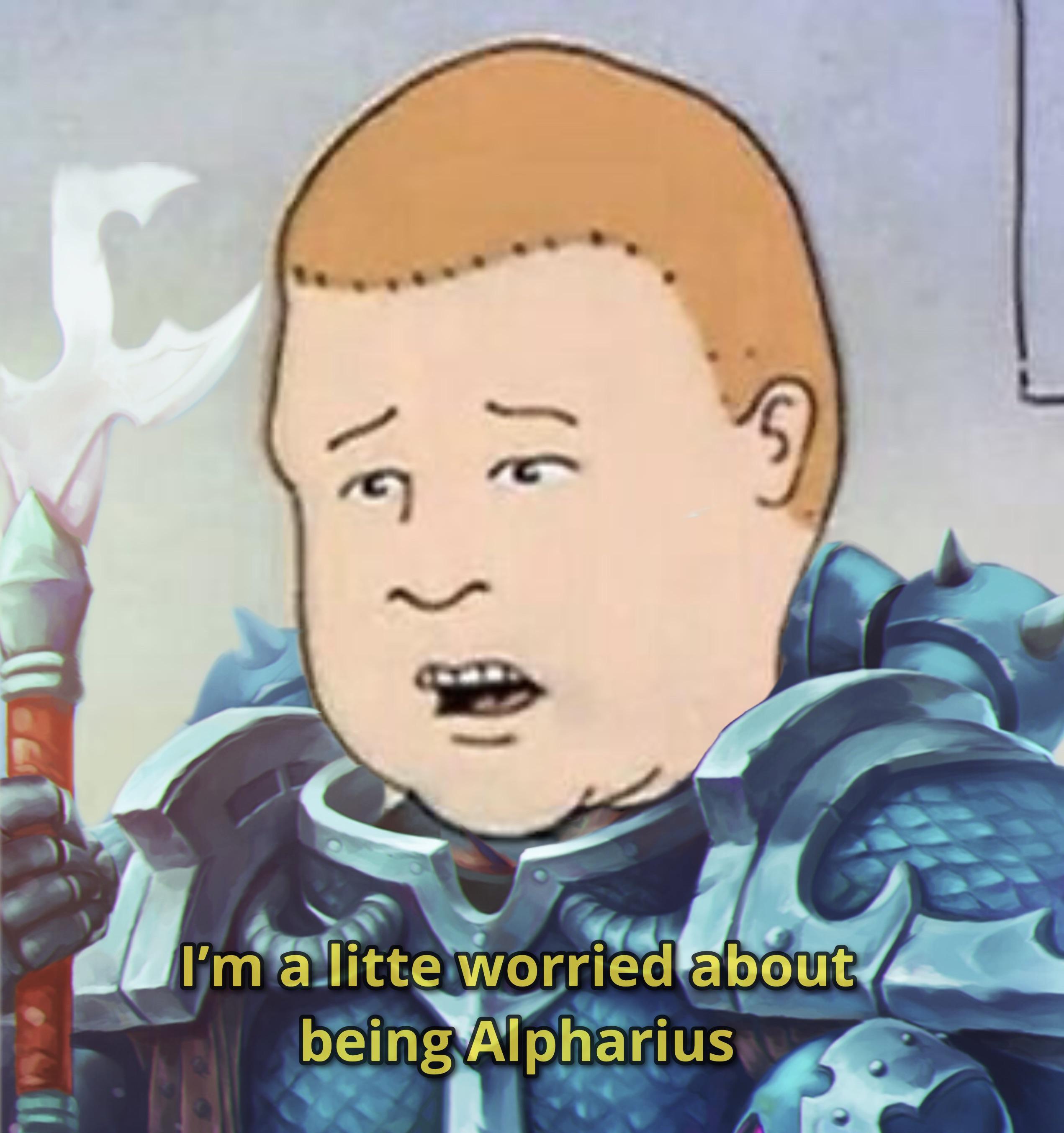 છે \ 16 I'm a litte worried about being Alpharius