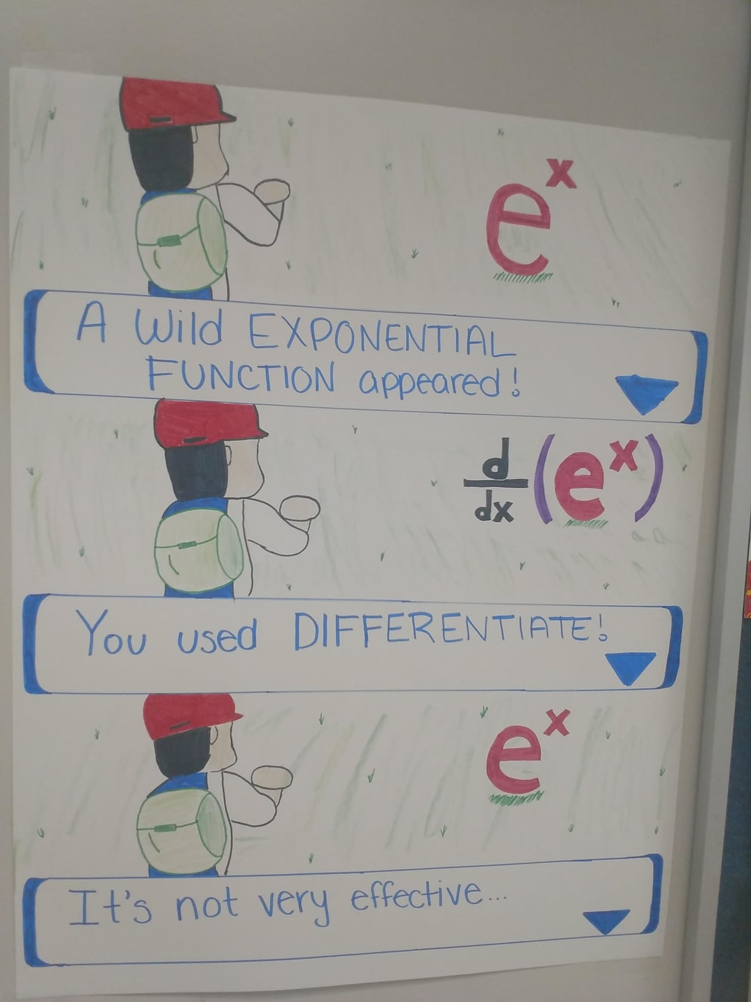 Poster in math class | Know Your Meme